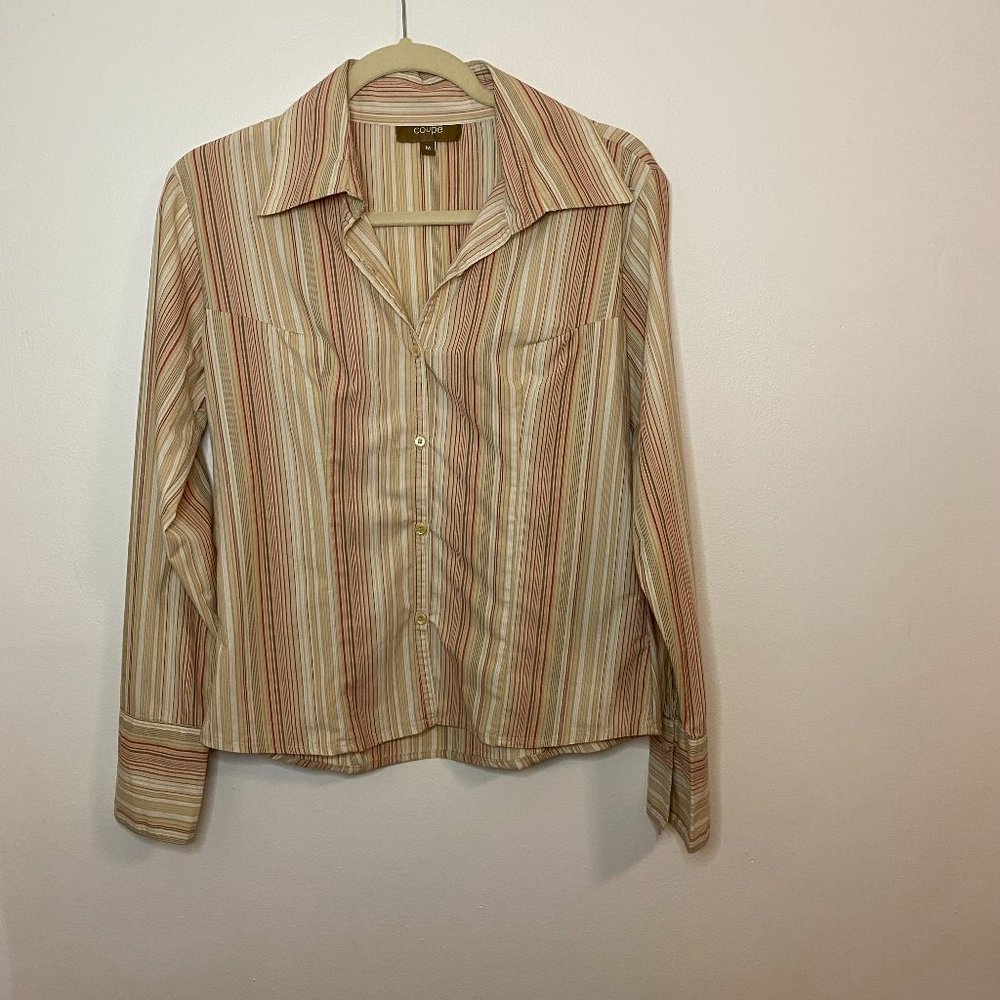 Vintage Striped Button Down Size M